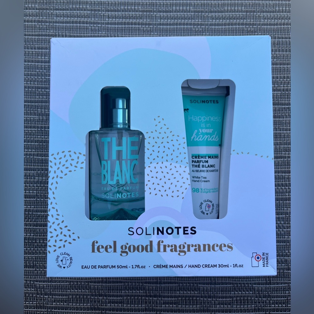 Women’s Solinotes The Blanc Fragrance and Hand Cream Set NWT